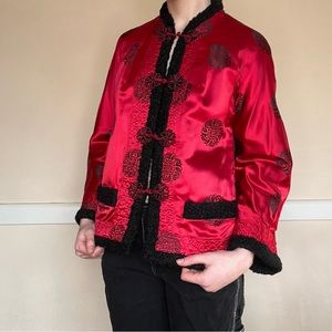 VTG Chinese Print Jacket Reversible